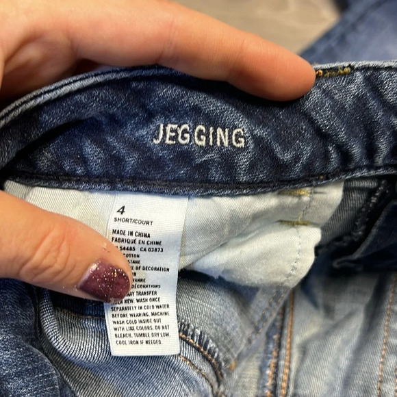 🇺🇸 American eagle outfitters Jegging blue jeans size 4 - Picture 7 of 10